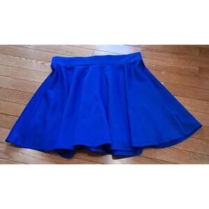 Made By Johnny Skirt Women's XXL 2x Polyester Blend Stretch Tennis Blue Preppy